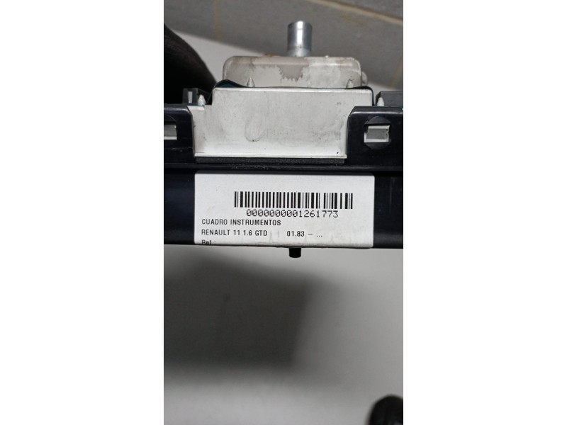 Recambio de cuadro instrumentos para renault 11 1.6 gtd referencia OEM IAM R11  