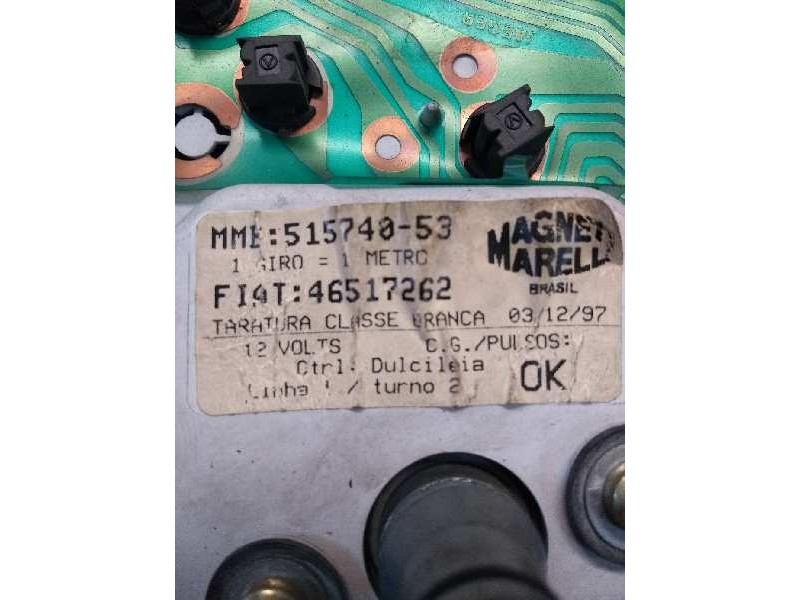 Recambio de cuadro instrumentos para fiat palio weekend (178) 1.7 turbodiesel referencia OEM IAM 46517262 51574053 