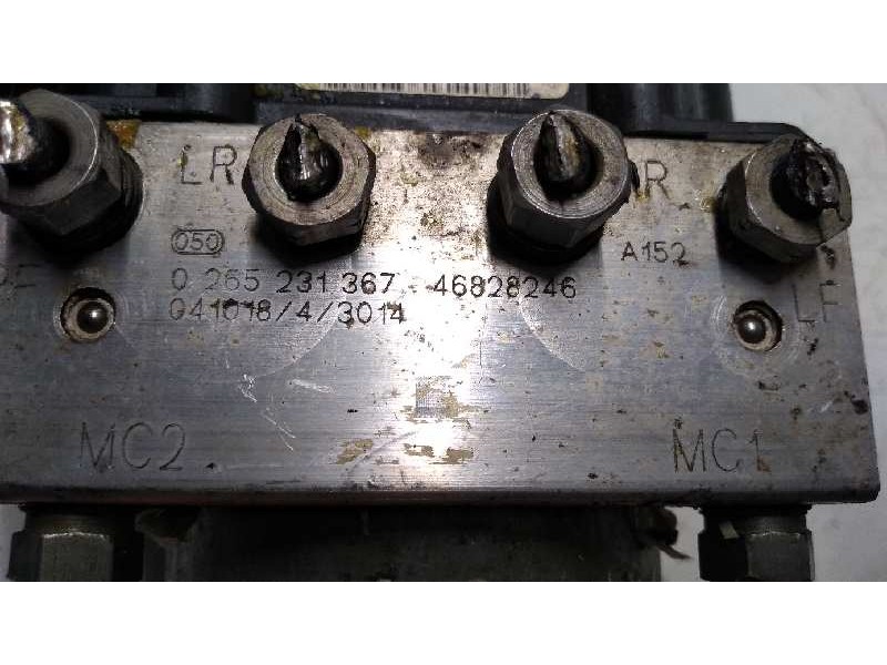 Recambio de abs para fiat panda (169) 1.2 cat referencia OEM IAM 0265231367 0265800333 46828246