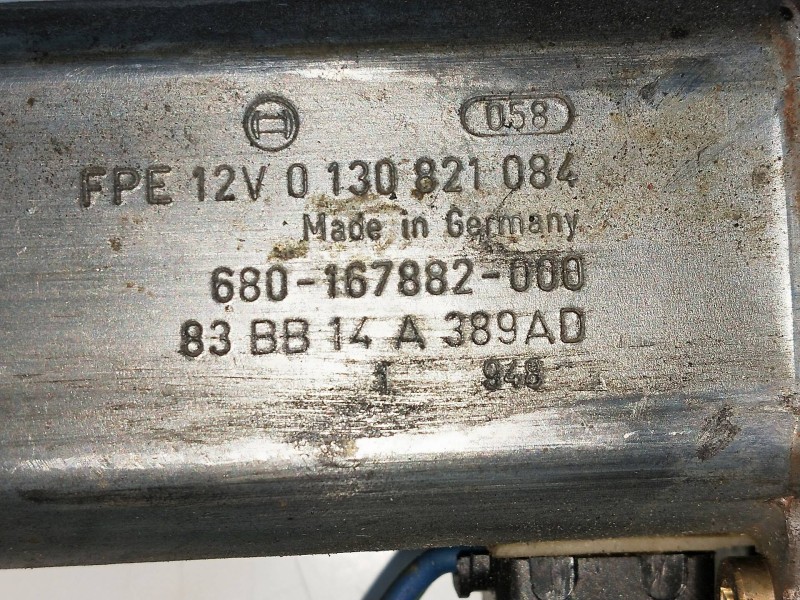 Recambio de elevalunas delantero izquierdo para ford sierra turnier 2.0 cat referencia OEM IAM 83BB14A389AD 680167882000 3P