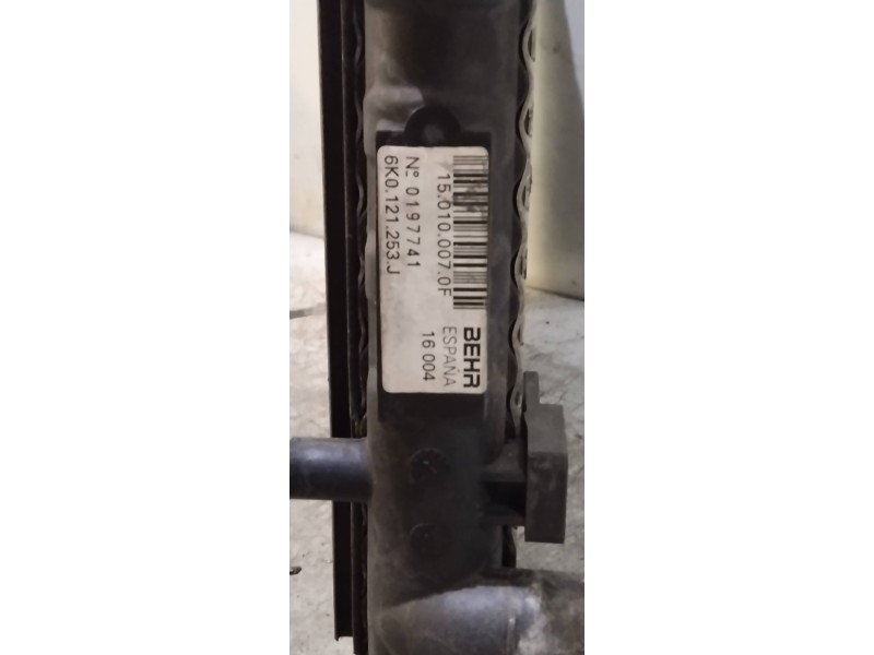 Recambio de radiador agua para seat ibiza (6k) 1.3 cat (aav) referencia OEM IAM   
