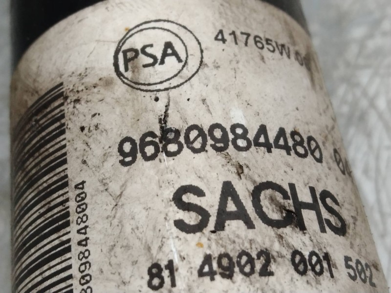 Recambio de amortiguador trasero para peugeot partner kasten confort l1 referencia OEM IAM 9680984480  