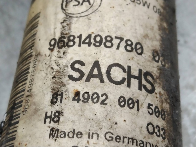 Recambio de amortiguador trasero para peugeot partner kasten confort l1 referencia OEM IAM 9681498780  