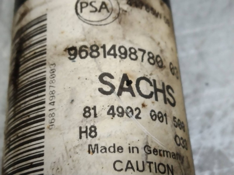 Recambio de amortiguador trasero para peugeot partner kasten confort l1 referencia OEM IAM 9681498780  