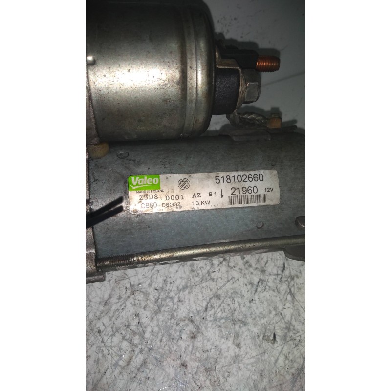 Recambio de motor arranque para fiat doblo cargo (223) 1.3 jtd referencia OEM IAM 5181022660 21960 VALEO
