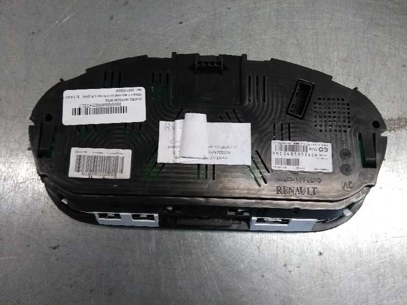 Recambio de cuadro instrumentos para renault megane iii berlina 5 p 1.6 dci diesel fap referencia OEM IAM A2C31455300 248105260R