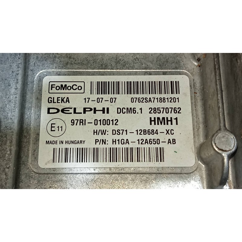 Recambio de centralita motor uce para ford s-max titanium 4x4 referencia OEM IAM 28570762 DS7112B684XC H1GA12A650AB