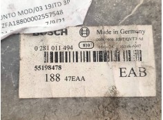 Recambio de centralita motor uce para fiat punto berlina (188) 1.9 jtd cat referencia OEM IAM 0281011494 55198478 18847EAA 2