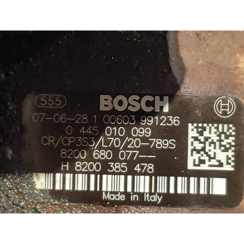 Recambio de bomba inyeccion para nissan primastar (x..) kasten l1h1 2.7t referencia OEM IAM 0445010099 8200680077 8200385478 BOS