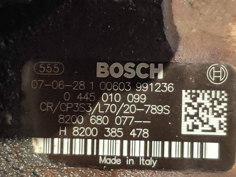 Recambio de bomba inyeccion para nissan primastar (x..) kasten l1h1 2.7t referencia OEM IAM 0445010099 8200680077 8200385478 BOS