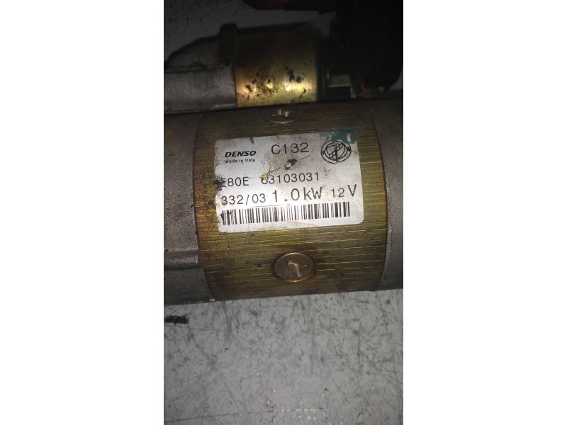 Recambio de motor arranque para fiat idea (135) 1.4 16v active (i+a) referencia OEM IAM C132 63103031  Recambio de motor arranque para fiat idea (135) 1.4 16v active (i+a) referencia OEM IAM C132 63103031