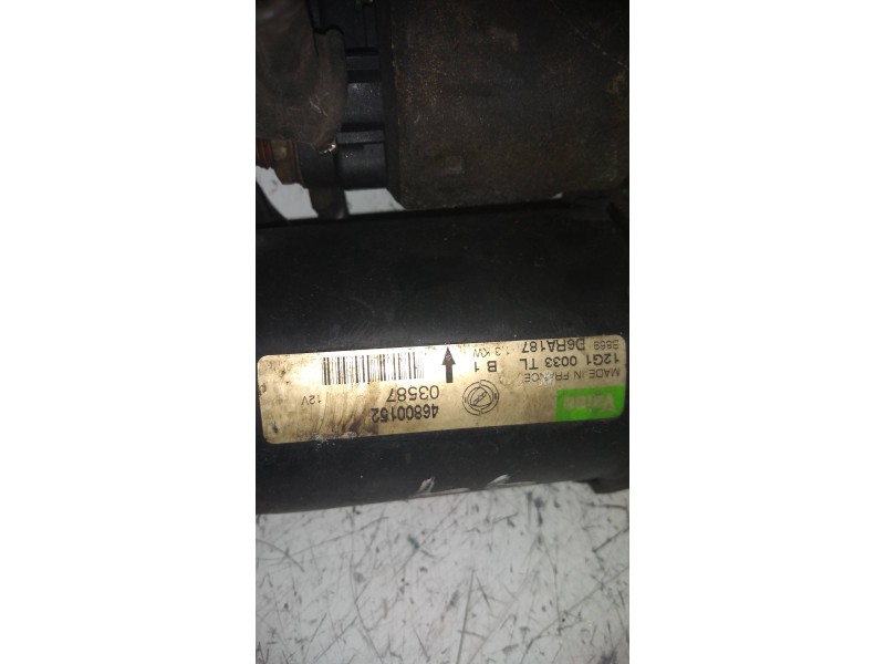 Recambio de motor arranque para fiat marea weekend (185) 1.6 16v/100 16v sx referencia OEM IAM D6RA187 46800152 