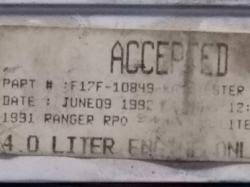 Recambio de cuadro instrumentos para ford explorer 4.0 v6 cat referencia OEM IAM F17F10849 KA 