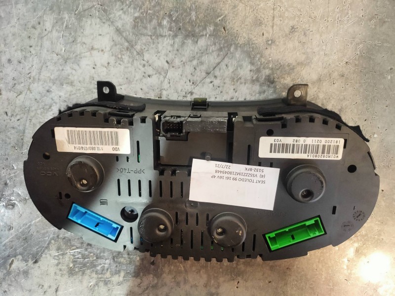 Recambio de cuadro instrumentos para seat toledo (1m2) signo referencia OEM IAM 110080074014 W01M0920801A 