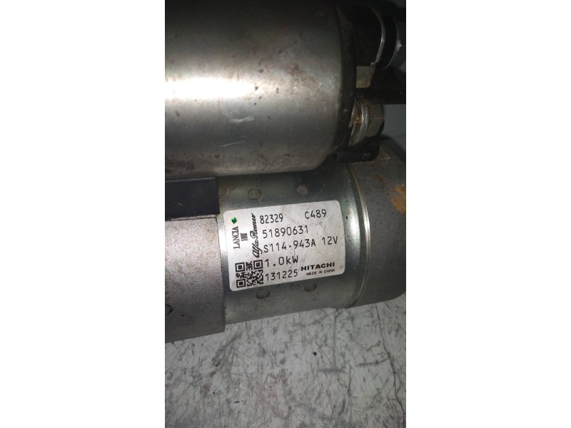 Recambio de motor arranque para fiat panda (169) 1.2 8v natural power dynamic referencia OEM IAM 51890631 82329 C489 