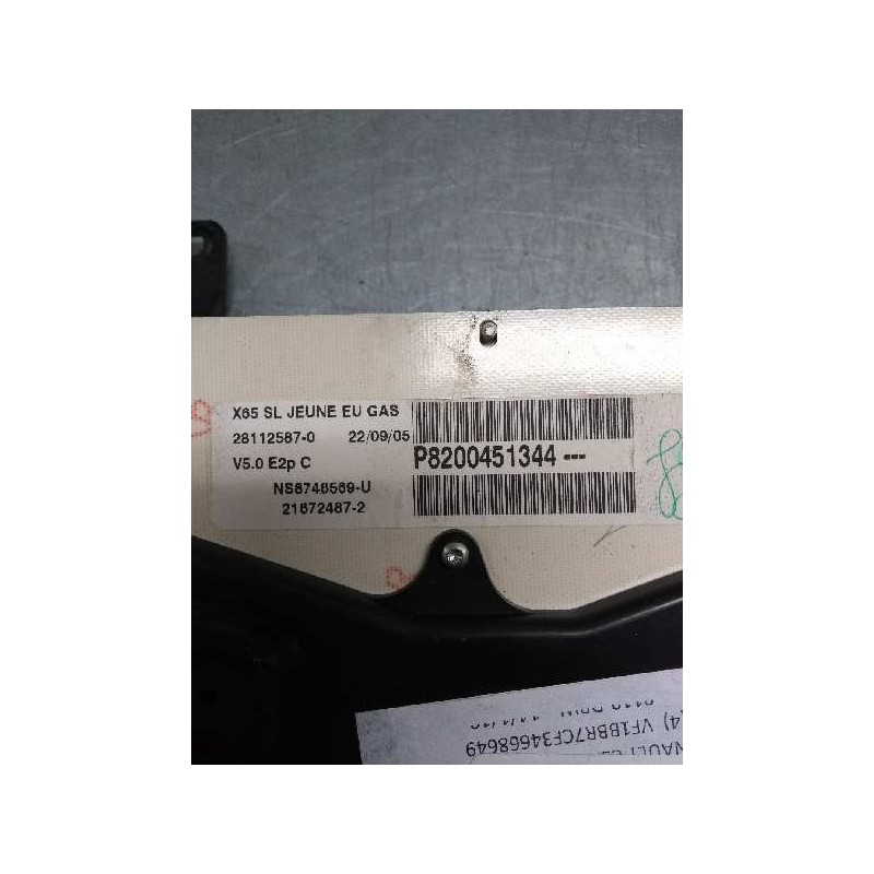 Recambio de cuadro instrumentos para renault clio ii fase ii (b/cb0) community referencia OEM IAM P8200451344 281125870 21672487 Recambio de cuadro instrumentos para renault clio ii fase ii (b/cb0) community referencia OEM IAM P8200451344 281125870 21672487
