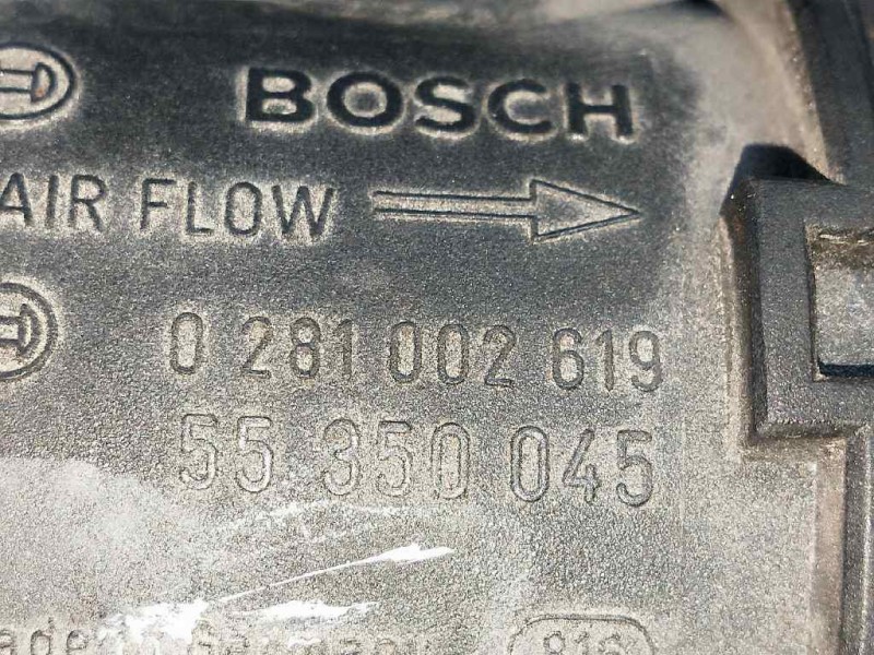Recambio de caudalimetro para suzuki swift berlina (mz) 1.3 ddis diesel cat referencia OEM IAM 0281002619 55350045 BOSCH