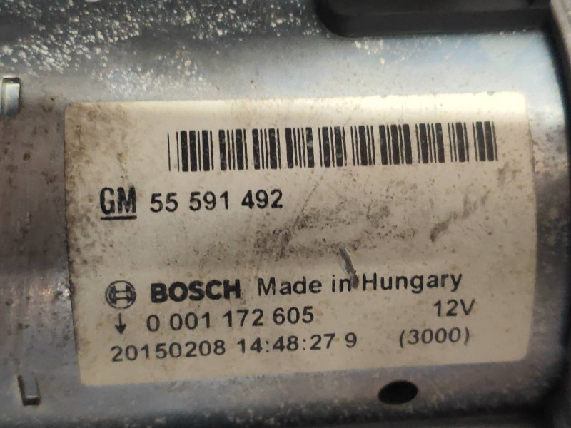 Recambio de motor arranque para opel corsa e color edition ecoflex referencia OEM IAM 0001172605 55591492 