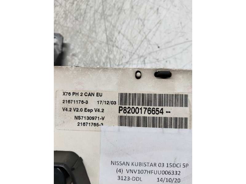 Recambio de cuadro instrumentos para nissan kubistar (x76) pro (l1) referencia OEM IAM P8200176654 216717653 NS7130971V