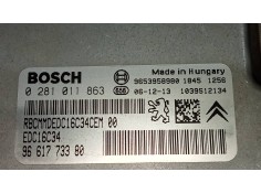 Recambio de centralita motor uce para peugeot 307 berlina (s2) d-sign referencia OEM IAM 0281011863   2