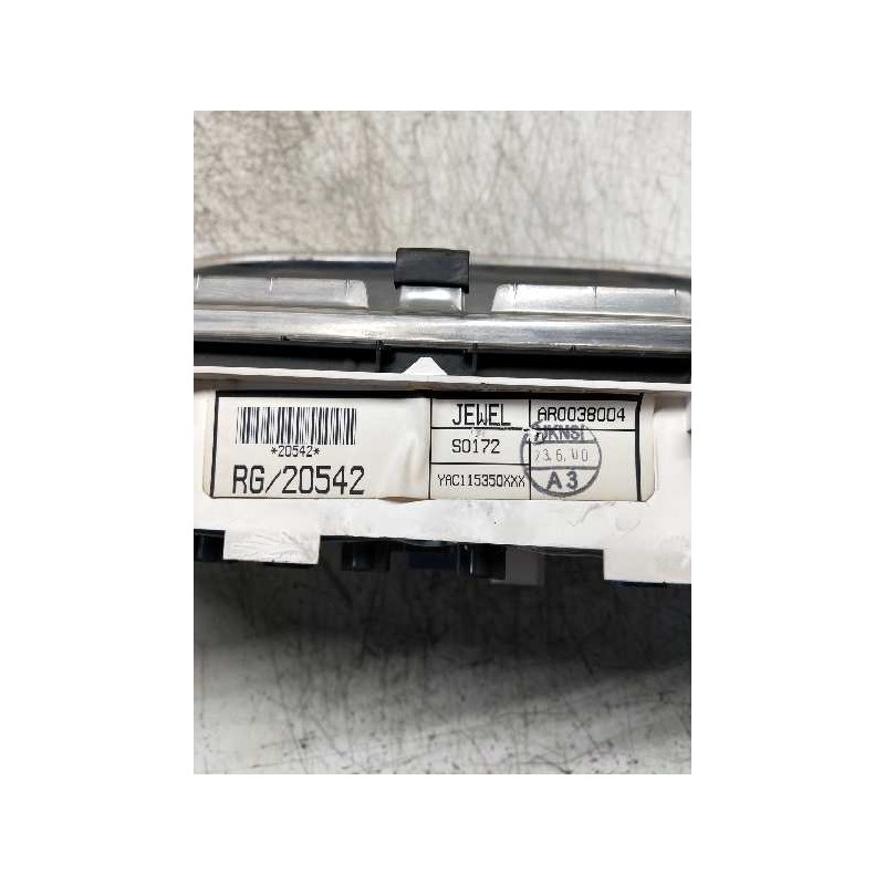 Recambio de cuadro instrumentos para mg rover serie 25 (rf) classic (5-ptas.) referencia OEM IAM AR0038004 RG20542 S0172 YAC1153