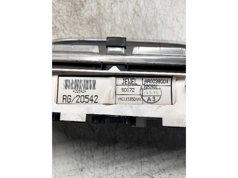 Recambio de cuadro instrumentos para mg rover serie 25 (rf) classic (5-ptas.) referencia OEM IAM AR0038004 RG20542 S0172 YAC1153