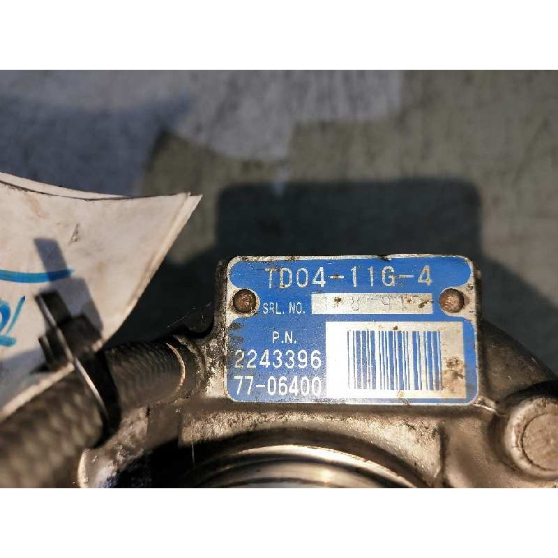 Recambio de turbocompresor para bmw serie 5 touring (e34) 2.5 turbodiesel cat referencia OEM IAM 7706400 2243396 TD0411G4 Recambio de turbocompresor para bmw serie 5 touring (e34) 2.5 turbodiesel cat referencia OEM IAM 7706400 2243396 TD0411G4