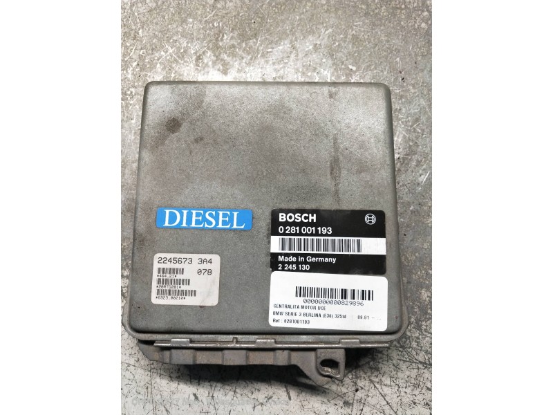 Recambio de centralita motor uce para bmw serie 3 berlina (e36) 325td referencia OEM IAM 0281001193 2245130 