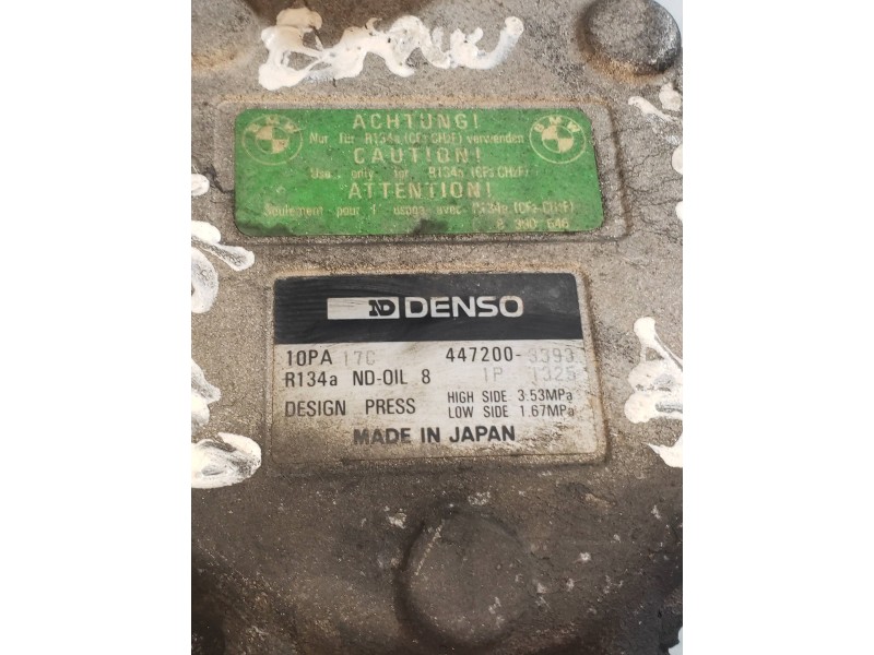 Recambio de compresor aire acondicionado para bmw serie 3 berlina (e36) 325td referencia OEM IAM 4472003393  