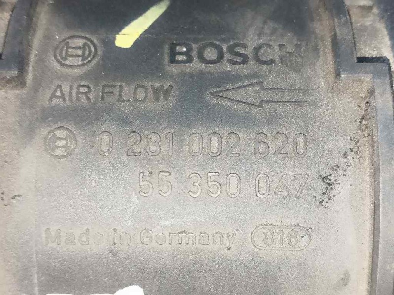 Recambio de caudalimetro para opel meriva 1.7 16v cdti cat referencia OEM IAM 0281002620 55350047 BOSCH