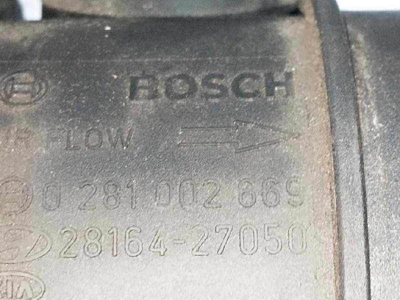 Recambio de caudalimetro para kia cerato 2.0 ex crdi berlina (4-ptas.) referencia OEM IAM 0281002669 2816427050 BOSCH Recambio de caudalimetro para kia cerato 2.0 ex crdi berlina (4-ptas.) referencia OEM IAM 0281002669 2816427050 BOSCH