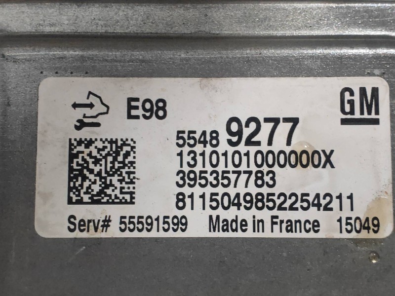 Recambio de centralita motor uce para opel corsa e color edition ecoflex referencia OEM IAM 55489277 395357783 
