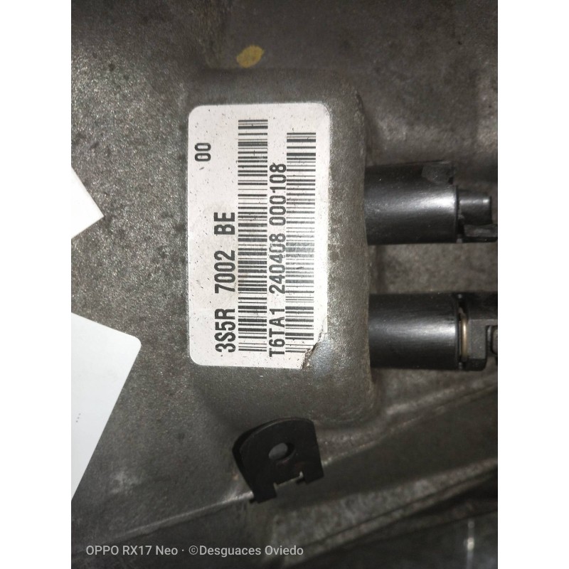 Recambio de caja cambios para ford ka (ccq) 1.3 cat referencia OEM IAM 3S5R7002BE T6TA1 240408 000108 