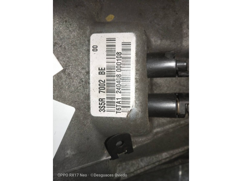 Recambio de caja cambios para ford ka (ccq) 1.3 cat referencia OEM IAM 3S5R7002BE T6TA1 240408 000108 