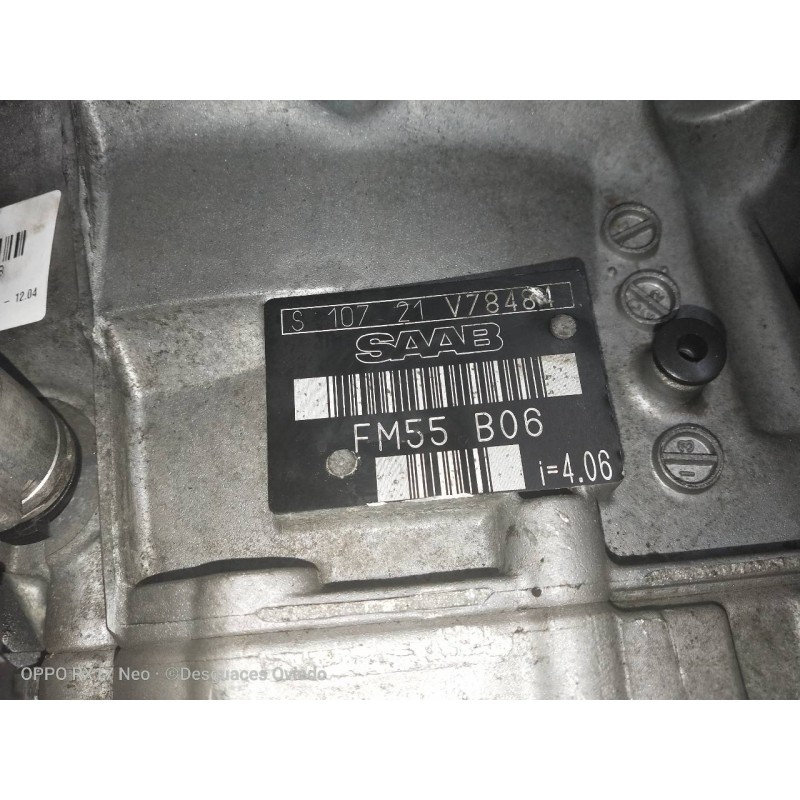 Recambio de caja cambios para saab 9-5 berlina 2.2 tid arc referencia OEM IAM FM55B06 S10721 V78484