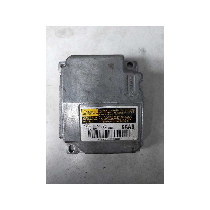 Recambio de centralita airbag para saab 9-5 berlina 2.2 tid arc referencia OEM IAM 5266093 A0418060 