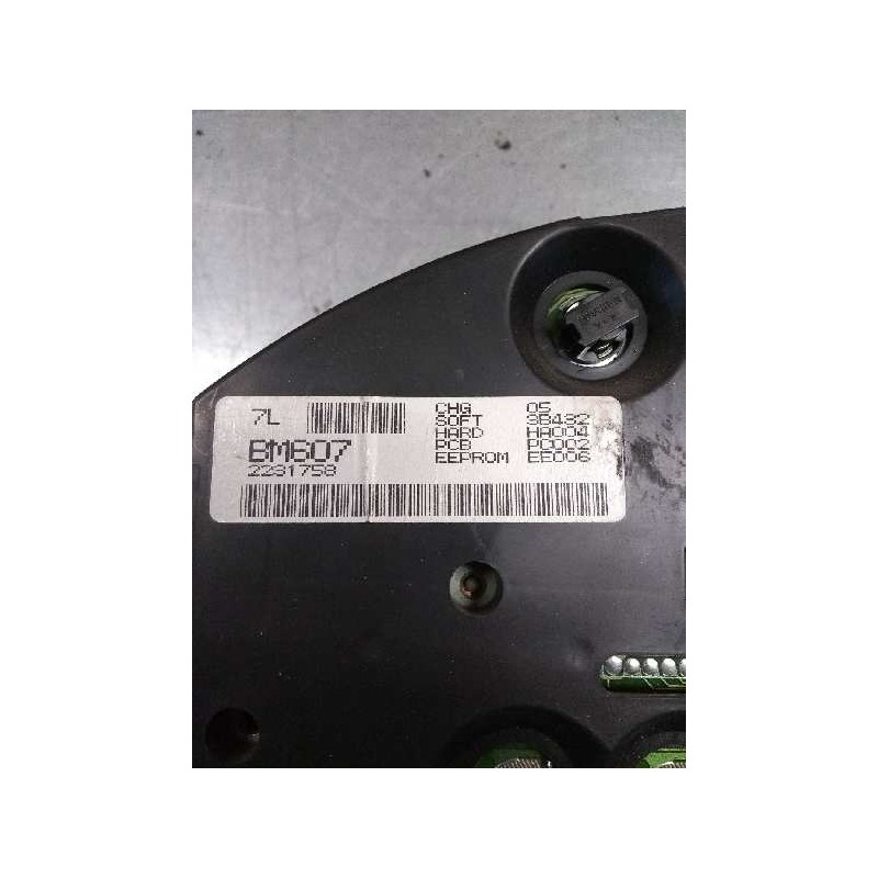 Recambio de cuadro instrumentos para nissan almera (n16/e) 1.8 16v cat referencia OEM IAM BM607 2231758 7L Recambio de cuadro instrumentos para nissan almera (n16/e) 1.8 16v cat referencia OEM IAM BM607 2231758 7L