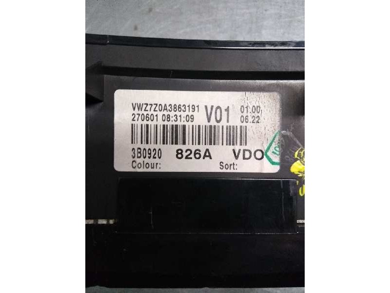 Recambio de cuadro instrumentos para volkswagen passat variant (3b6) 1.9 tdi referencia OEM IAM 3B0920826A 110080137002 