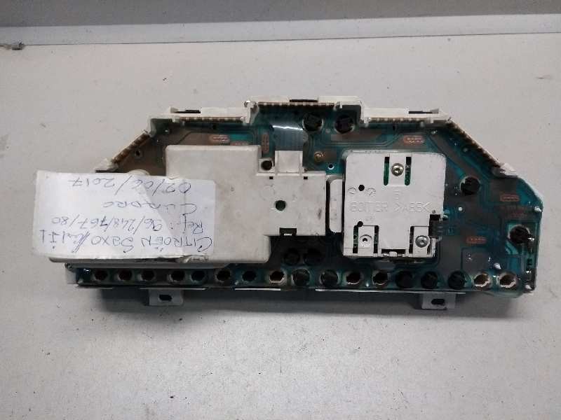 Recambio de cuadro instrumentos para citroen saxo 1.1 referencia OEM IAM 9624876780 09028029901 
