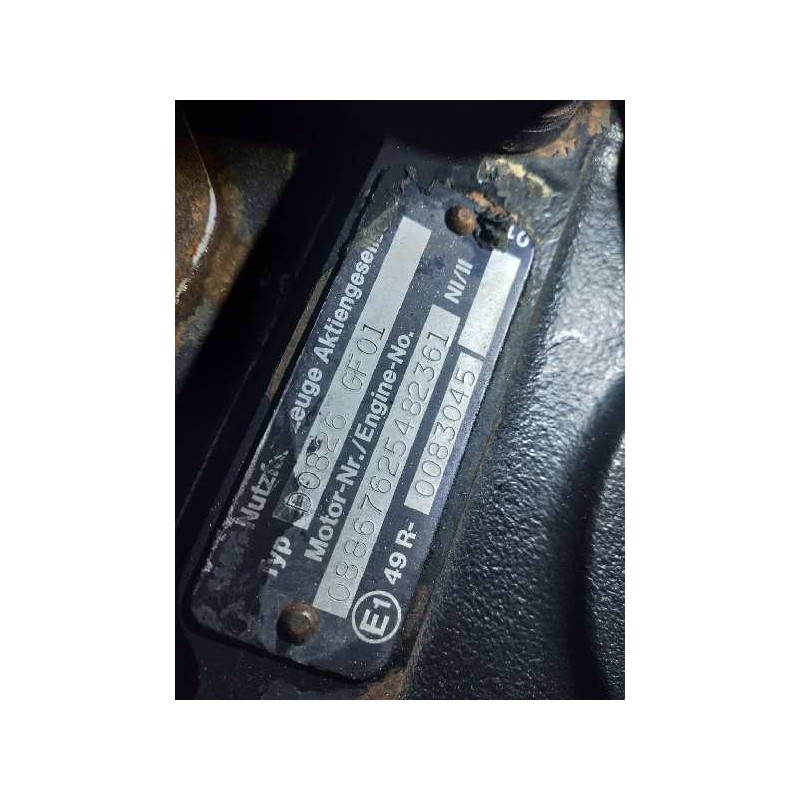 Recambio de motor completo para man g 90 (tipo lo1/lo2/lo4 dsd.8.87) 10.150 caja abierta referencia OEM IAM D0826GF01 0083045  Recambio de motor completo para man g 90 (tipo lo1/lo2/lo4 dsd.8.87) 10.150 caja abierta referencia OEM IAM D0826GF01 0083045