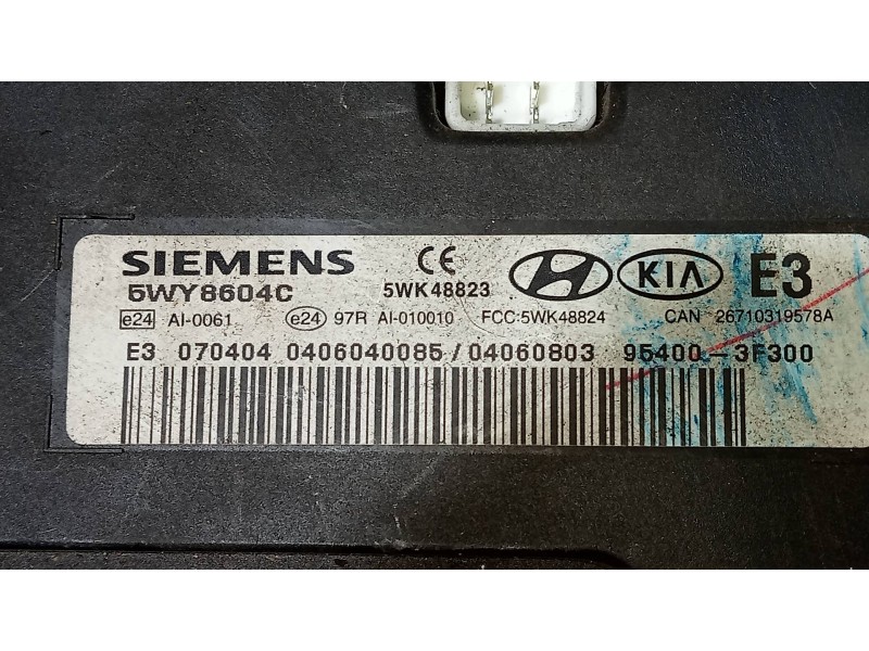 Recambio de modulo electronico para kia opirus básico referencia OEM IAM 954003F300 5WY8604C 5WK48823