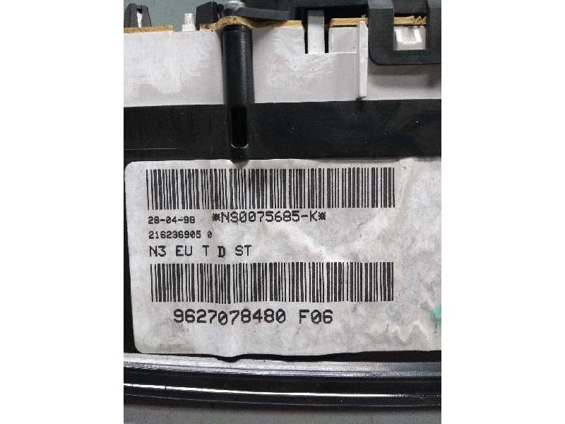 Recambio de cuadro instrumentos para citroen xantia berlina 1.9 turbodiesel referencia OEM IAM 9627078480 F06 216236905