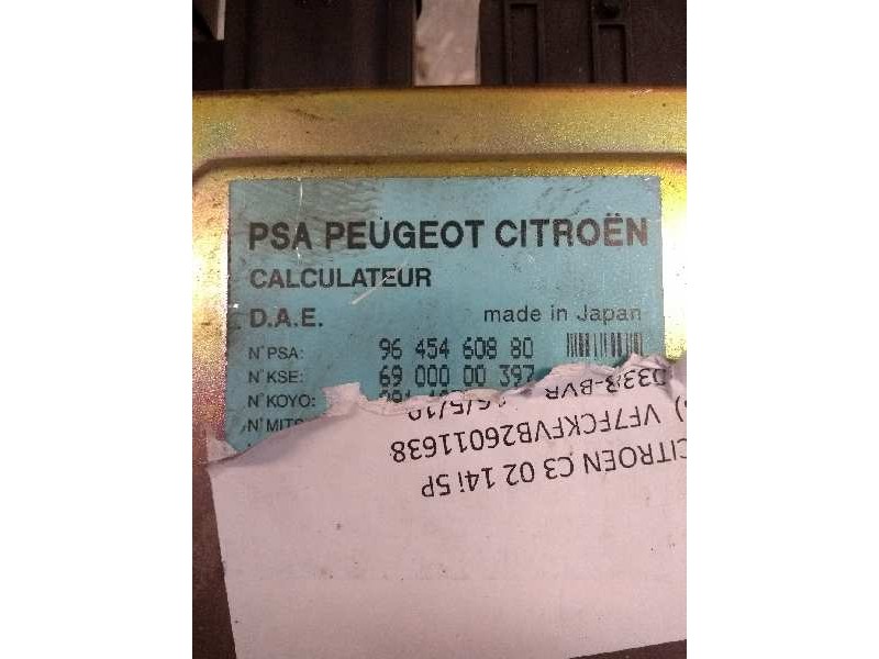 Recambio de centralita direccion para citroen c3 1.4 sx plus referencia OEM IAM 9645460880 6900000397 