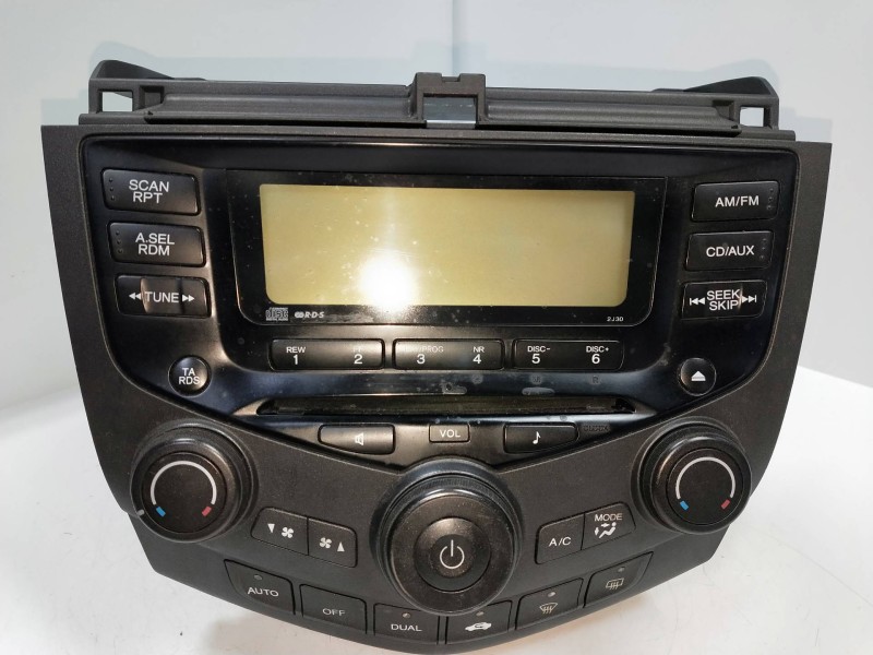 Recambio de sistema audio / radio cd para honda accord berlina (cl/cn) 2.2i ctdi sport referencia OEM IAM 39050SEAG110M1 RG723RO
