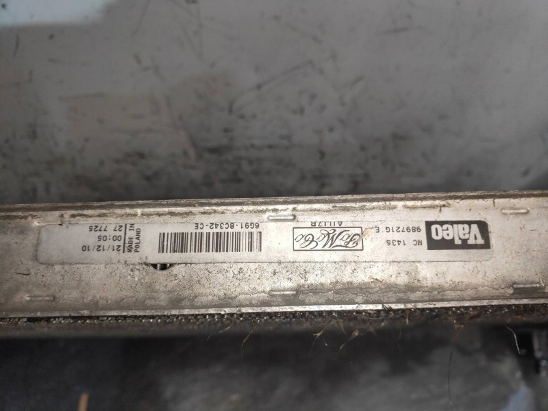 Recambio de radiador agua para land rover freelander (lr2) td4 e referencia OEM IAM 6G918C342CE 989721G 