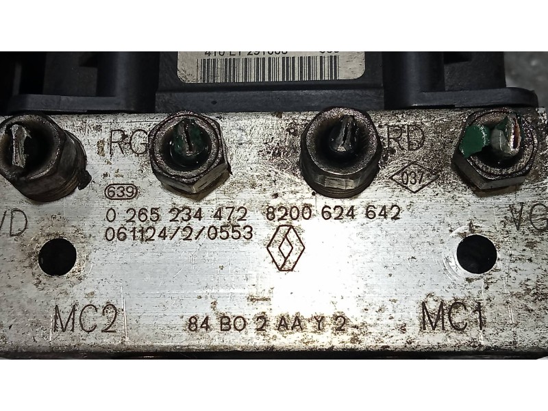 Recambio de abs para renault scenic ii expression referencia OEM IAM 0265234472 8200624642 
