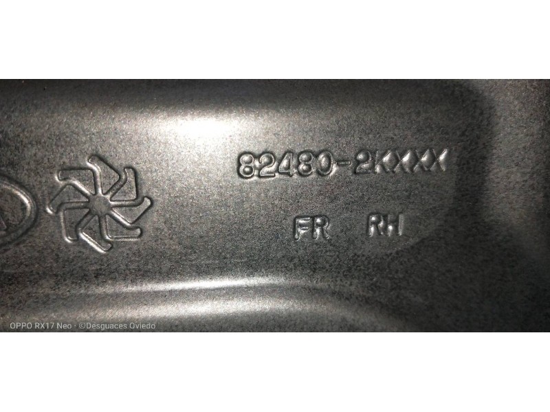 Recambio de elevalunas delantero derecho para kia soul diva referencia OEM IAM 824601M000 2621004690 824802KXXX 