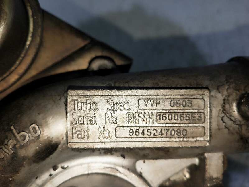 Recambio de turbocompresor para citroen xsara picasso 2.0 hdi cat (rhy / dw10td) referencia OEM IAM 9645247080  