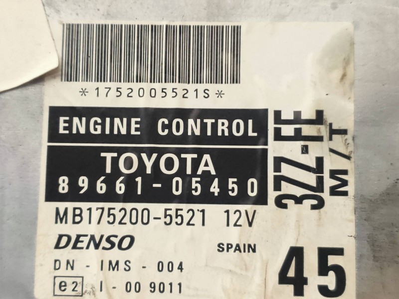 Recambio de centralita motor uce para toyota avensis berlina (t 22) 1.6 tempus (4-ptas.) referencia OEM IAM MB1752005521 8966105