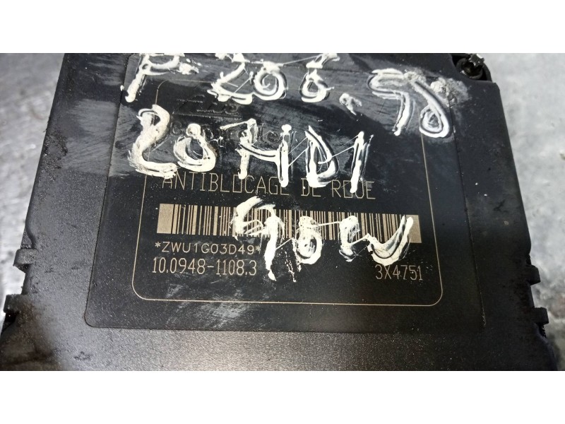 Recambio de abs para peugeot 206 berlina xr referencia OEM IAM 10094811083 9632539480 10020401944 